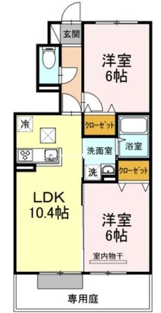 岡山駅 バス17分  新町北下車：停歩8分 1階の物件間取画像